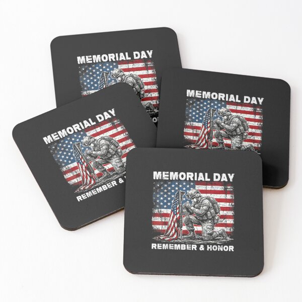 Item preview, memorial day remember and honor patriotic us flag military  designed and sold by DonaldMcCullum.