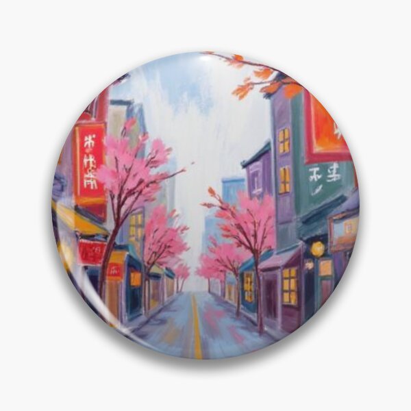 Item preview, quite street of korea oil painting designed and sold by cloudzer0000.