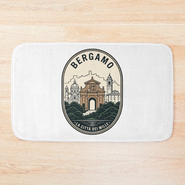 Item preview, Vintage Bergamo Italy Citta Alta Travel Badge designed and sold by k3rstman1.
