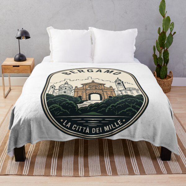 Item preview, Vintage Bergamo Italy Citta Alta Travel Badge designed and sold by k3rstman1.