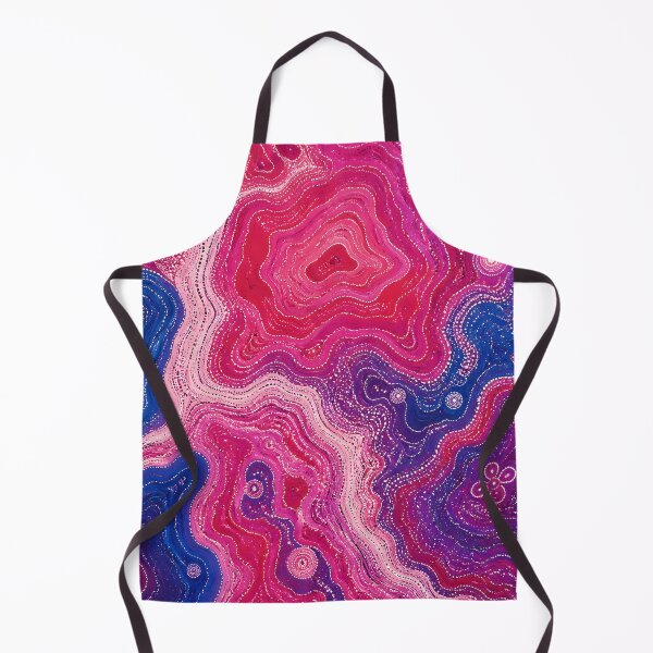 Item preview, Aboriginal Inspired Dot Art - Scarlet Pink Paths designed and sold by GrinGalore.