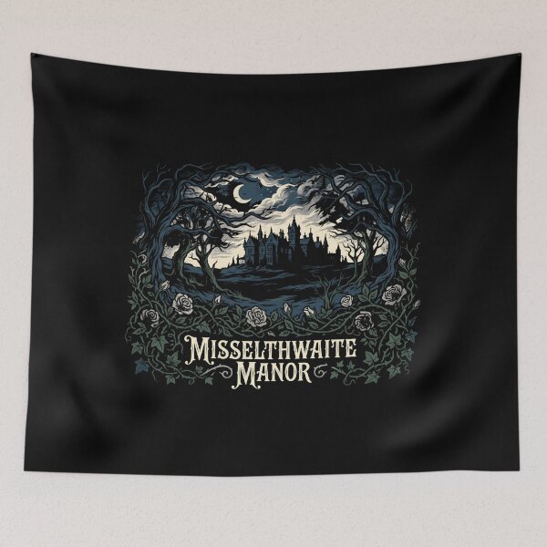 Item preview, Misselthwaite Manor Secret Garden Moonlit Gothic Art designed and sold by Fenay Designs.
