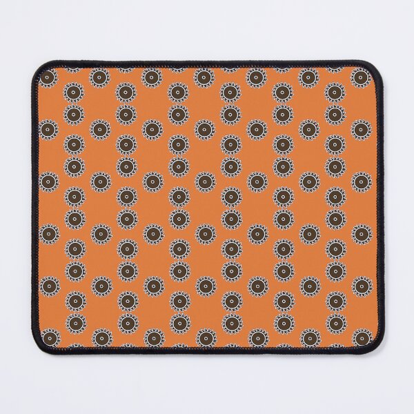 Item preview, Brown circle on orange base designed and sold by Ailiida.