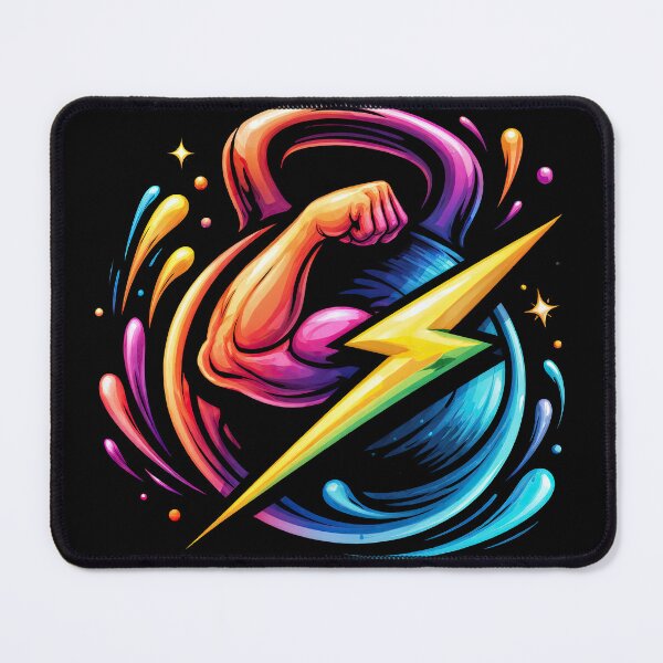 Item preview, T-Shirt - Sticker - Power Surge Kettlebell designed and sold by ForeverPrintsOK.