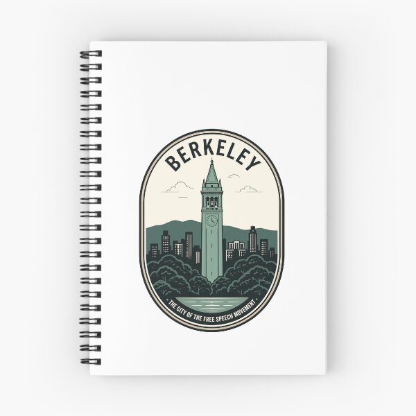 Item preview, Vintage Berkeley Sather Tower Free Speech City Emblem designed and sold by k3rstman1.