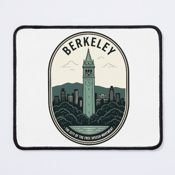 Item preview, Vintage Berkeley Sather Tower Free Speech City Emblem designed and sold by k3rstman1.