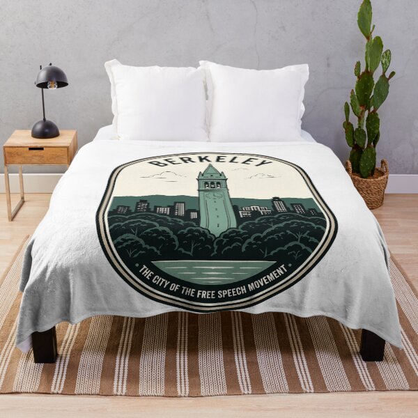 Item preview, Vintage Berkeley Sather Tower Free Speech City Emblem designed and sold by k3rstman1.