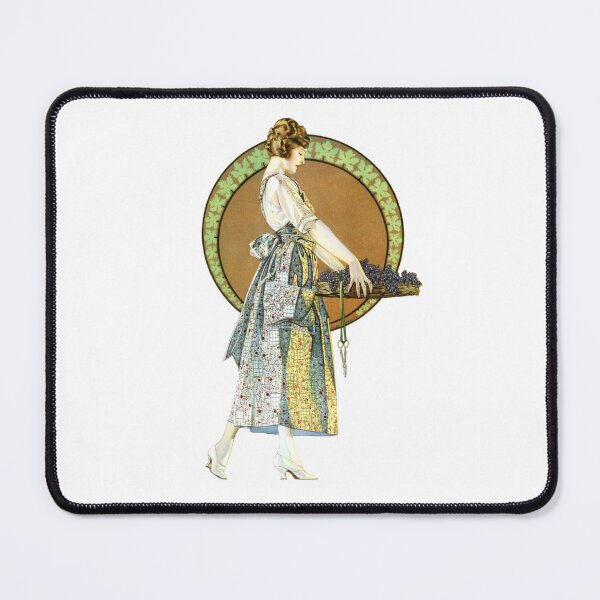 Item preview, Woman with Grapes by Coles Phillips - Art Deco Vintage Woman Illustration for Retro Fashion Lovers  designed and sold by RickE.