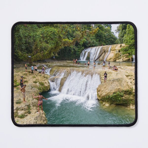 Item preview, Lower Tugonan Falls Aerial - Agusan del Sur | Mindanao, Philippines Drone Waterfall Art designed and sold by Ross.A.Campbell.