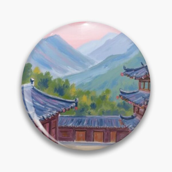 Item preview, peaceful day in Korea oil painting designed and sold by cloudzer0000.