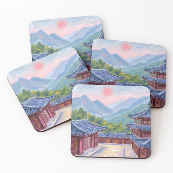 Item preview, peaceful day in Korea oil painting designed and sold by cloudzer0000.