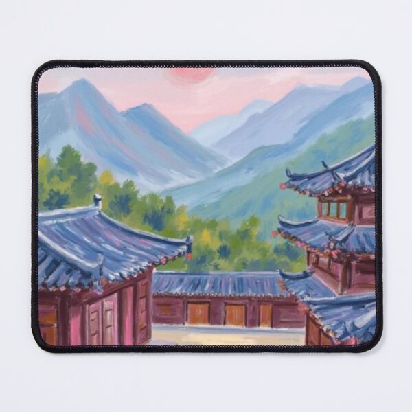 Item preview, peaceful day in Korea oil painting designed and sold by cloudzer0000.