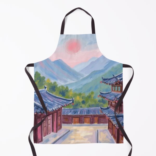 Item preview, peaceful day in Korea oil painting designed and sold by cloudzer0000.