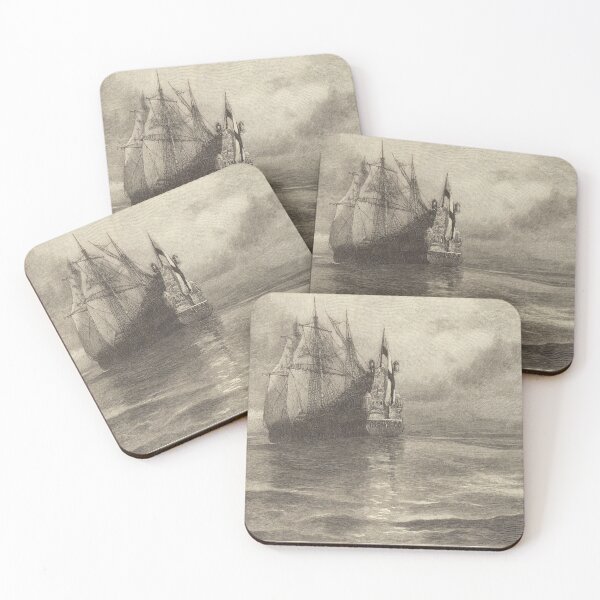 Item preview, Sailing Ship In Full Canvas | Nautical Art designed and sold by GammaRay.