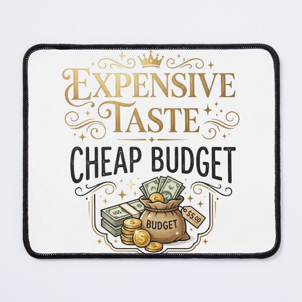 Item preview, Expensive Taste, Cheap Budget designed and sold by khalidnasr.
