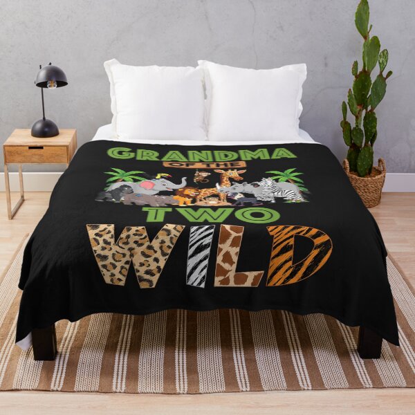 Item preview, wild two grandma of the two birthday zoo safari jungle t-shirt designed and sold by DonaldMcCullum.