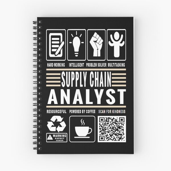 Item preview, Funny Supply Chain Analyst Job Description Icons QR Code designed and sold by MerchMaxxing.