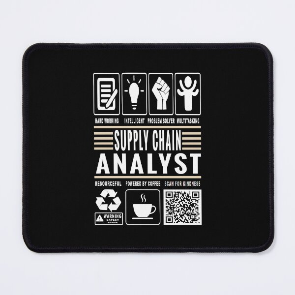 Item preview, Funny Supply Chain Analyst Job Description Icons QR Code designed and sold by MerchMaxxing.