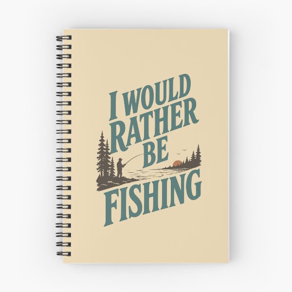 Item preview, I Would Rather Be Fishing | Gift for Fishermen or Fathers | 70s font style designed and sold by American Spirit.