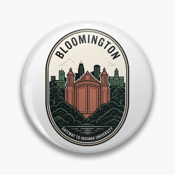 Item preview, Bloomington Indiana University Sample Gates Vintage Badge designed and sold by k3rstman1.
