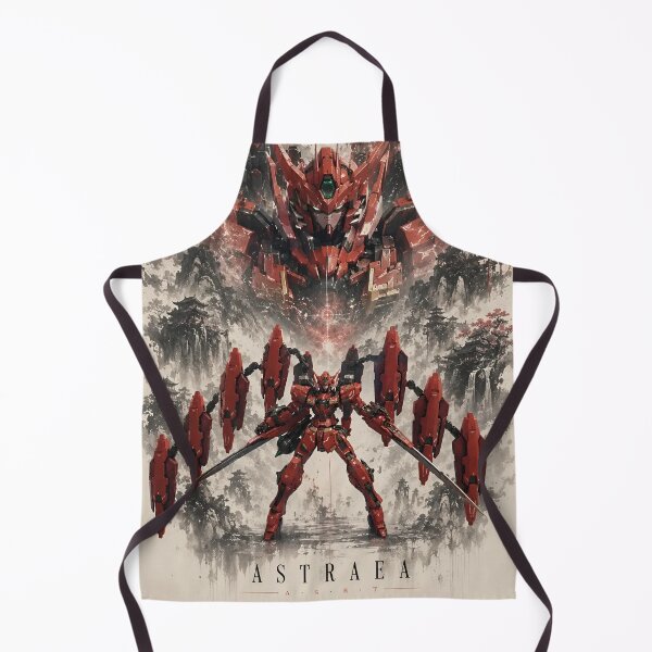 Item preview, Astraea Crimson Shogun Mecha | Japanese Ink Wash Sci-Fi Robot Warrior designed and sold by Dyan4.