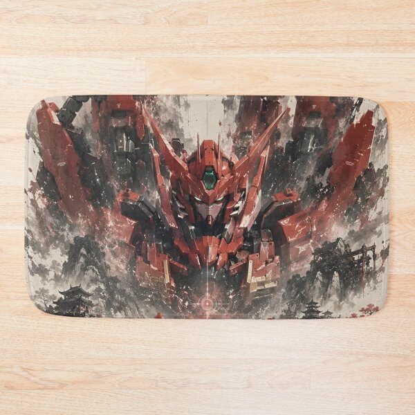 Item preview, Astraea Crimson Shogun Mecha | Japanese Ink Wash Sci-Fi Robot Warrior  designed and sold by Dyan4.