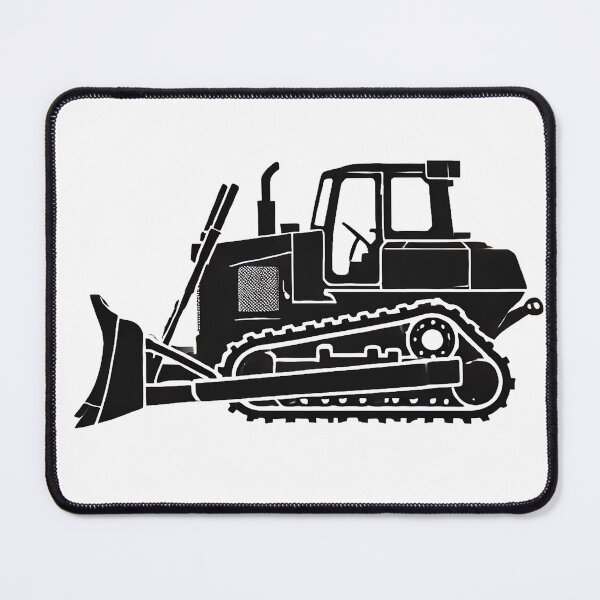 Item preview, Classic Bulldozer Silhouette Design designed and sold by quigeebo designs.