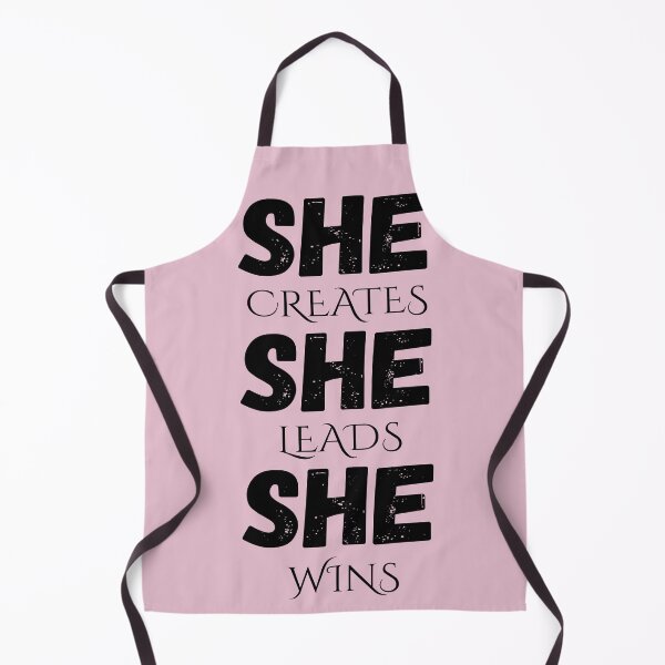 Item preview, SHE Creates Leads Wins | Distressed Urban Typography designed and sold by Typomuse-studio.