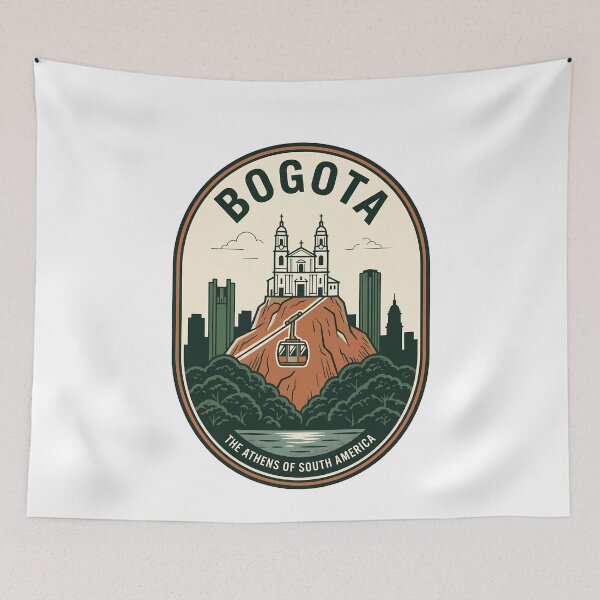 Item preview, Vintage Bogota Colombia Monserrate Travel Badge designed and sold by k3rstman1.