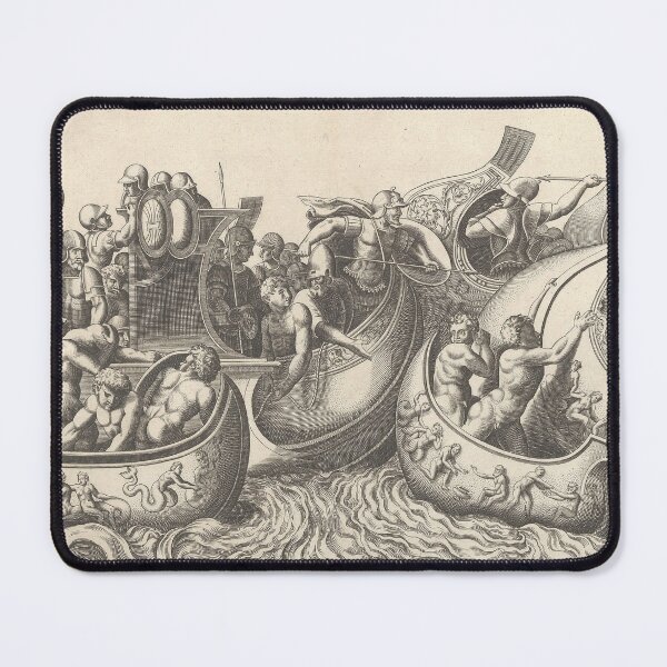 Item preview, Naval Battle Scene | Nautical Art designed and sold by GammaRay.