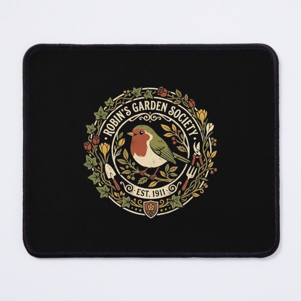 Item preview, Robin’s Garden Society Secret Garden Bird Badge designed and sold by Fenay Designs.