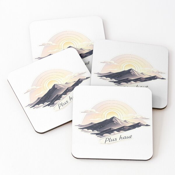 Item preview, Higher – Minimalist Mountains designed and sold by StickMe2Fois.