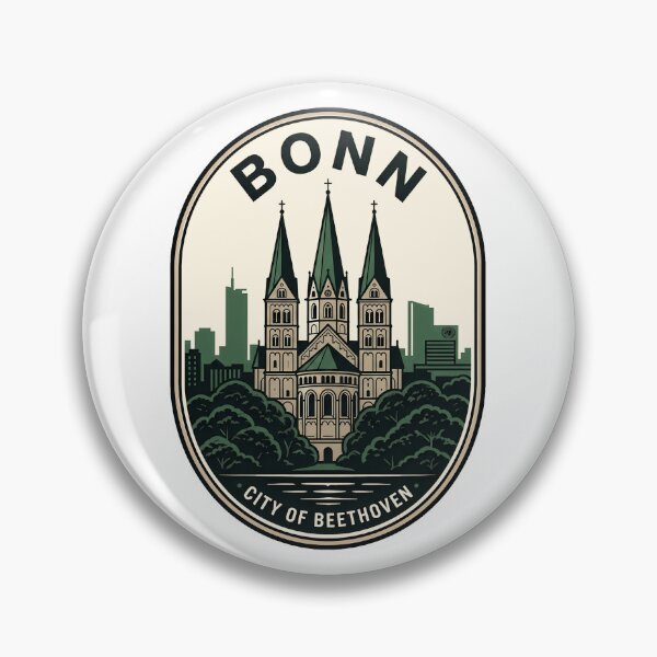Item preview, Bonn Germany City of Beethoven Vintage Travel Emblem designed and sold by k3rstman1.
