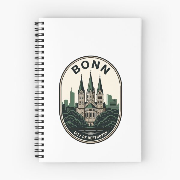 Item preview, Bonn Germany City of Beethoven Vintage Travel Emblem designed and sold by k3rstman1.