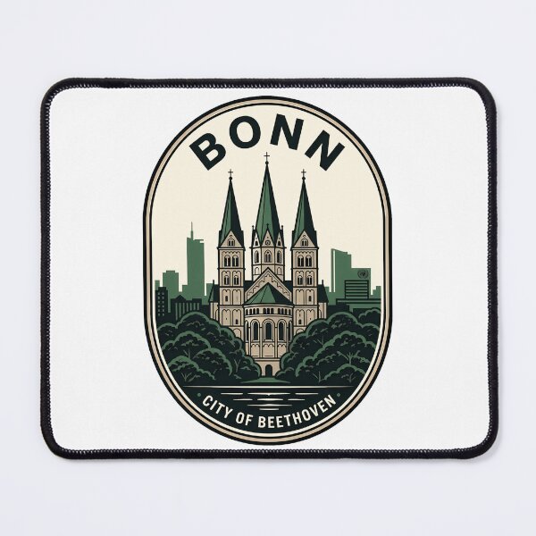 Item preview, Bonn Germany City of Beethoven Vintage Travel Emblem designed and sold by k3rstman1.