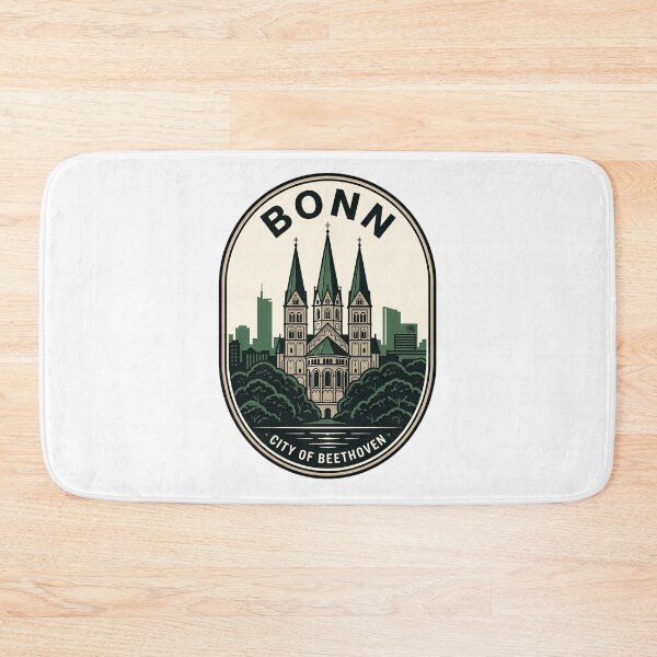 Item preview, Bonn Germany City of Beethoven Vintage Travel Emblem designed and sold by k3rstman1.