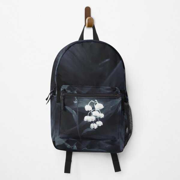 Item preview, Monochrome photograph of a blooming lily of the valley in foliage designed and sold by Enerjetal.