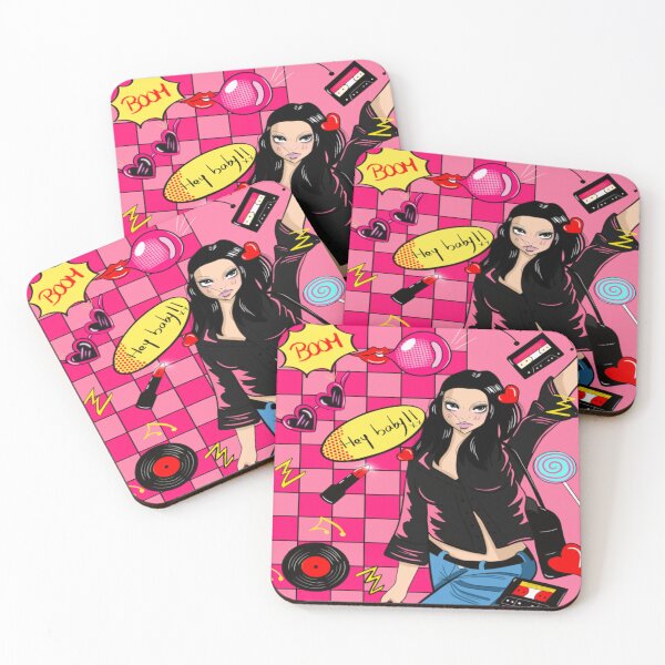 Item preview, A feminine, rock ‘n’ roll illustration inspired by Pop Art and the 1990s–2000s designed and sold by Lyxeiart.