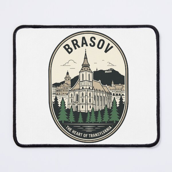 Item preview, Vintage Brasov Romania Black Church Transylvania Badge designed and sold by k3rstman1.