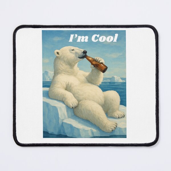 Item preview, Chill with I'm Cool Polar Bear TShirt designed and sold by mydesignsbylar.