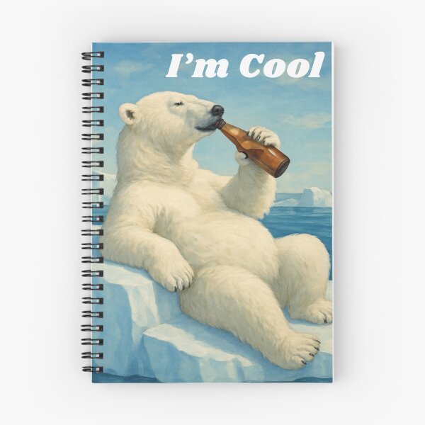 Item preview, Chill with I'm Cool Polar Bear TShirt designed and sold by mydesignsbylar.