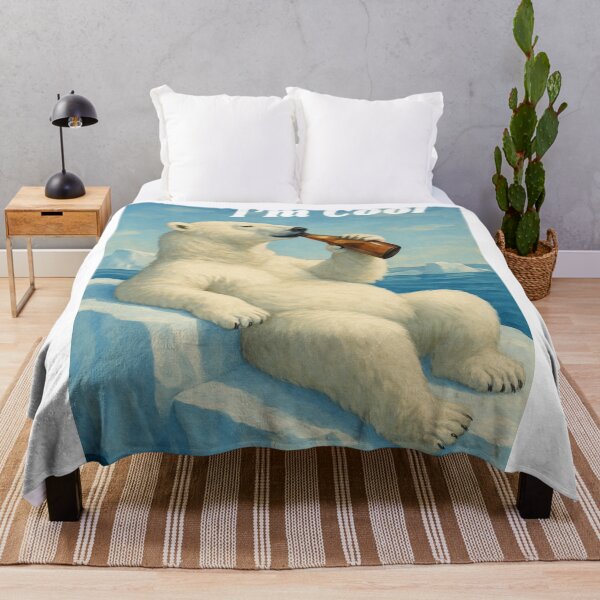 Item preview, Chill with I'm Cool Polar Bear TShirt designed and sold by mydesignsbylar.