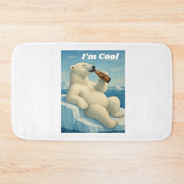 Item preview, Chill with I'm Cool Polar Bear TShirt designed and sold by mydesignsbylar.