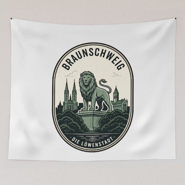 Item preview, Braunschweig Germany Lion City Vintage Emblem designed and sold by k3rstman1.