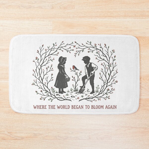 Item preview, Where The World Began To Bloom Again Secret Garden Art designed and sold by Fenay Designs.