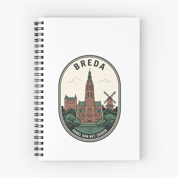 Item preview, Vintage Breda Netherlands Travel Badge Grote Kerk designed and sold by k3rstman1.