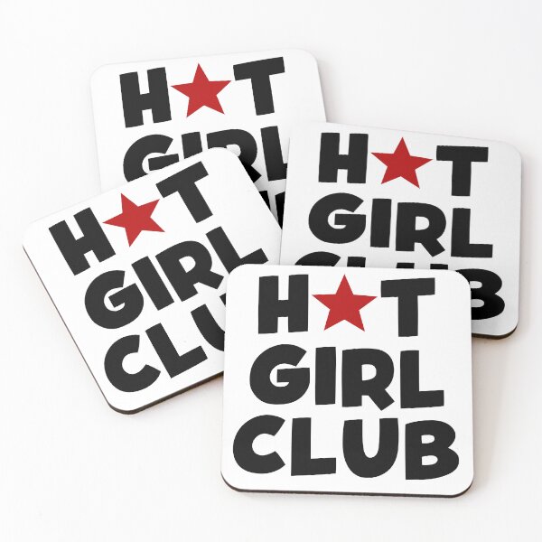 Item preview, Hot Girl Club | Trendy Y2K Girly Aesthetic Typography Design designed and sold by StylizerStudio.