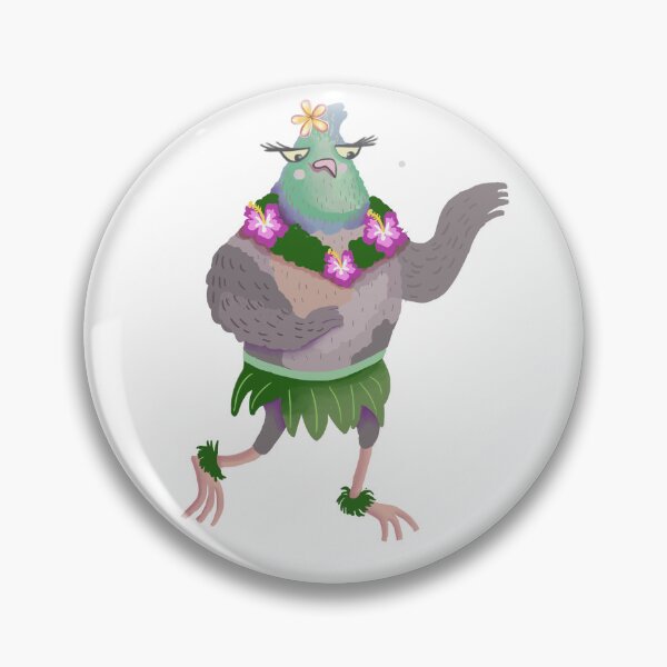 Item preview, Funny Hula Dancing Pigeon designed and sold by FaliushART.