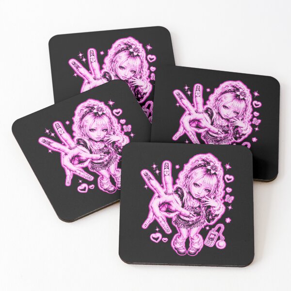Item preview, Pink Gyaru Girl Y2K Kawaii Japanese Fashion designed and sold by trajeado14.