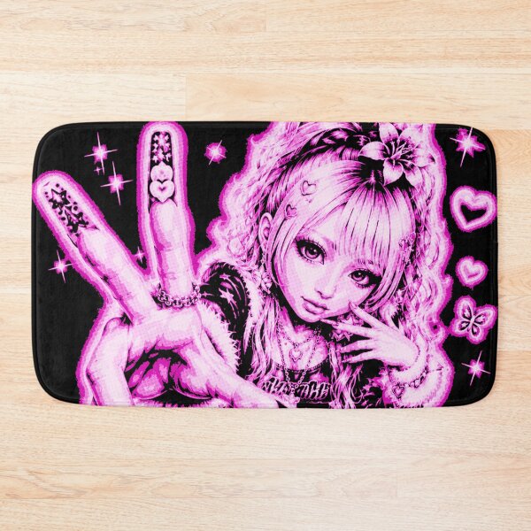 Item preview, Pink Gyaru Girl Y2K Kawaii Japanese Fashion designed and sold by trajeado14.